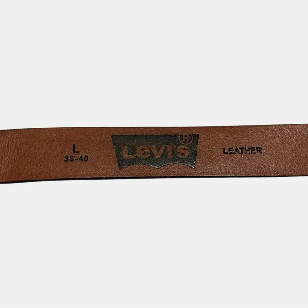 LEVI’S Men’s Brown Leather Belt Size 38-40